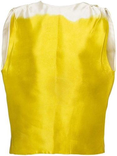 Blouse bicolore en satin - Prada - Modalova