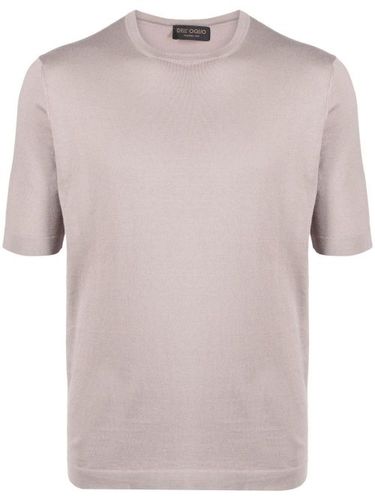 T-shirt en coton à col rond - Dell'oglio - Modalova