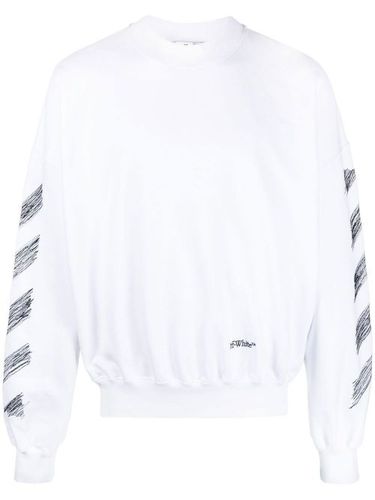 Sweat à imprimé Scribble Diag - Off-White - Modalova