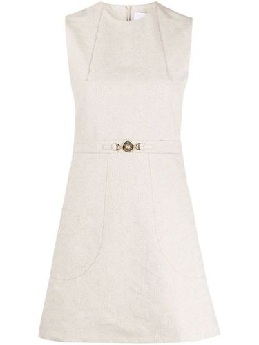 Robe courte évasée à logo en jacquard - Patou - Modalova