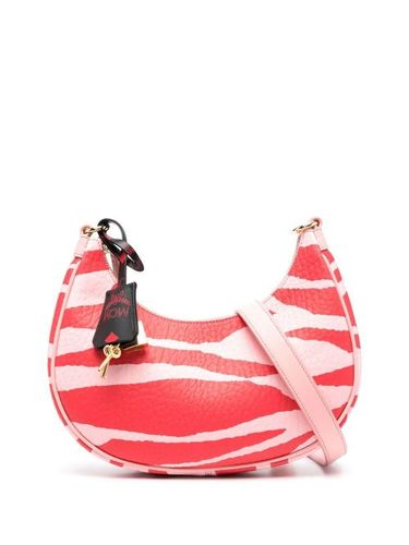 Sac porté épaule en cuir à imprimé zébré - MCM - Modalova