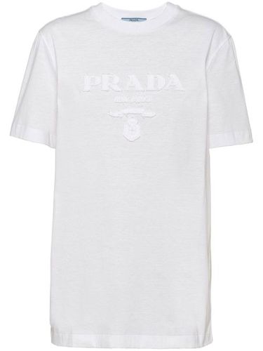 Prada t-shirt à broderies - Blanc - Prada - Modalova