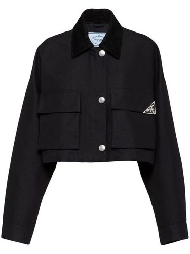 Veste à logo triangulaire - Prada - Modalova