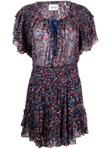 Robe courte à fleurs - MARANT ÉTOILE - Modalova