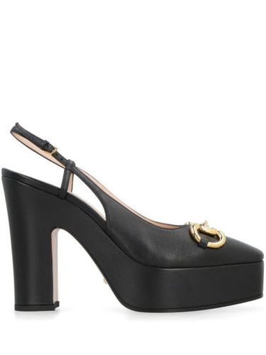 Escarpins en cuir à plateforme 120 mm - Gucci - Modalova