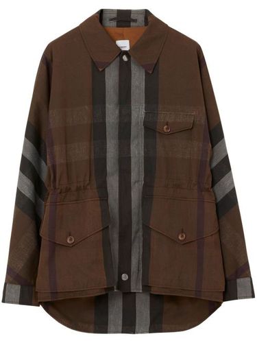 Veste zippée à carreaux - Burberry - Modalova