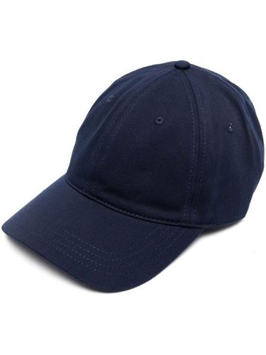 Lacoste casquette en coton - Bleu - Lacoste - Modalova