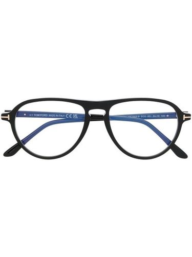 Lunettes de vue pilote à logo T - TOM FORD Eyewear - Modalova