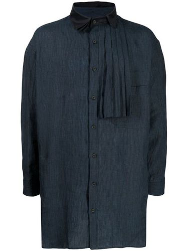 Chemise en coton à détails plissés - Yohji Yamamoto - Modalova