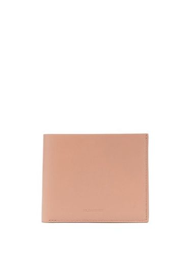 Portefeuille pliant en cuir - Jil Sander - Modalova