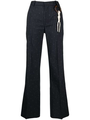 Pantalon droit à fines rayures - Charles Jeffrey Loverboy - Modalova