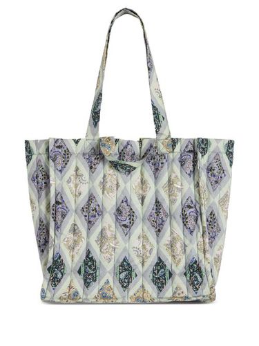 Sac cabas à losanges en jacquard - Cinq A Sept - Modalova