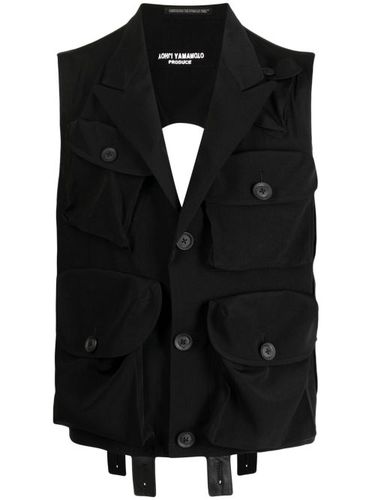 Gilet boutonné à revers pointus - Yohji Yamamoto - Modalova