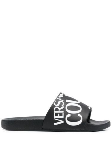 Claquettes à logo imprimé - Versace Jeans Couture - Modalova