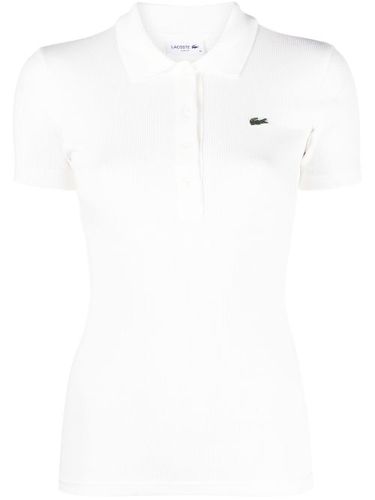 Lacoste polo à patch logo - Blanc - Lacoste - Modalova