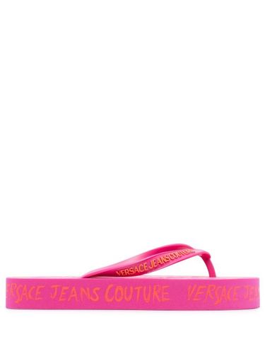 Tongs plateforme à imprimé Couture - Versace Jeans Couture - Modalova
