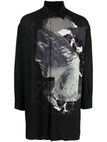 Chemise à imprimé graphique - Yohji Yamamoto - Modalova