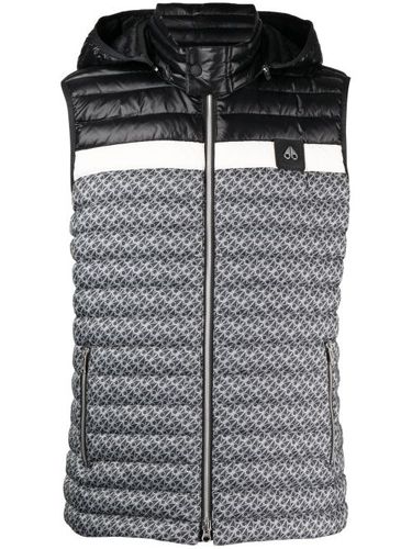 Gilet matelassé à logo en jacquard - Moose Knuckles - Modalova