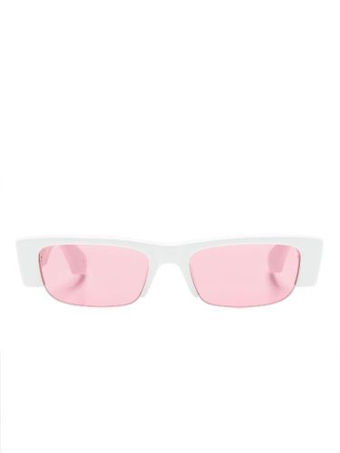 Lunettes de soleil à monture rectangulaire - Alexander McQueen Eyewear - Modalova