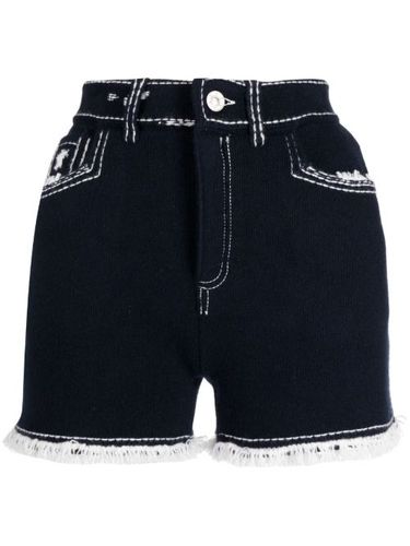 Short en maille fine à franges - Barrie - Modalova