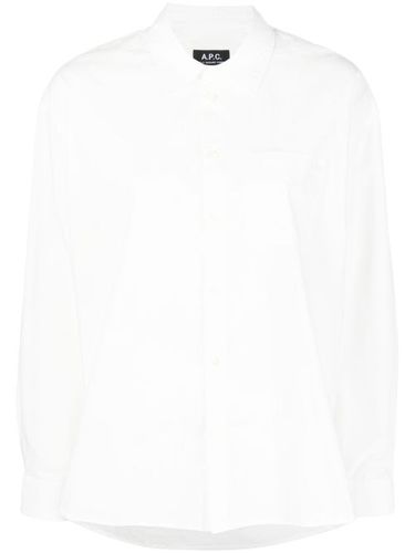 Chemise Boyfriend à logo brodé - A.P.C. - Modalova