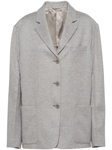 Blazer en cachemire à simple boutonnage - Prada - Modalova