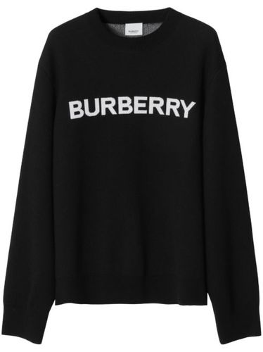Pull à logo en intarsia - Burberry - Modalova