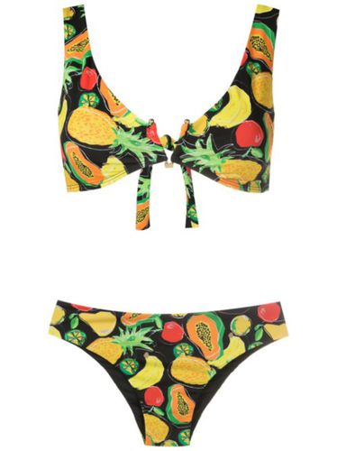 Bikini à imprimé graphique en all over - Amir Slama - Modalova