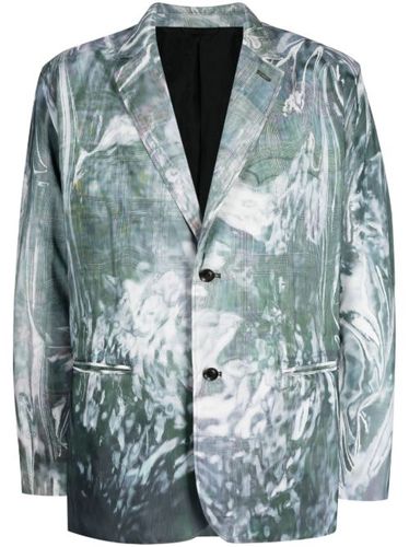 Blazer boutonné à imprimé abstrait - Doublet - Modalova