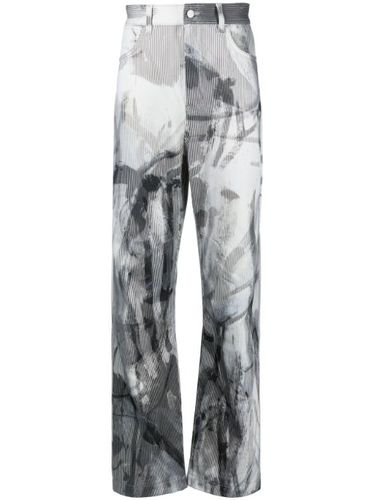 Pantalon droit à imprimé abstrait - MCQ - Modalova