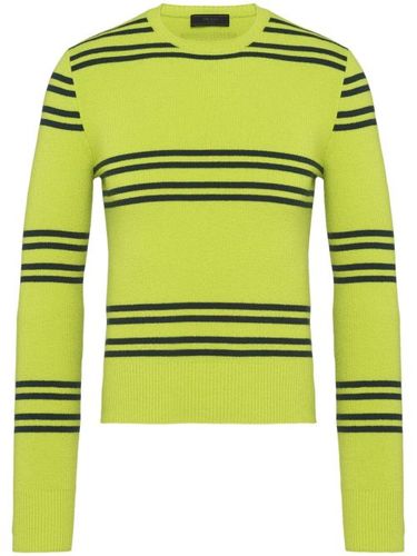 Pull en laine à rayures - Prada - Modalova