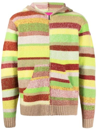 Hoodie zippé à rayures - The Elder Statesman - Modalova