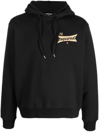 Hoodie en coton à logo imprimé - DSQUARED2 - Modalova