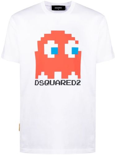 T-shirt en coton à imprimé graphique - DSQUARED2 - Modalova