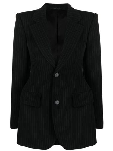 Blazer Hourglass à fines rayures - Balenciaga - Modalova