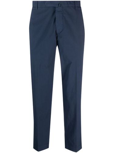Pantalon chino en coton à coupe slim - Dell'oglio - Modalova