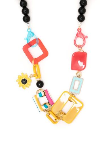Collier à fleurs appliquées - Amir Slama - Modalova