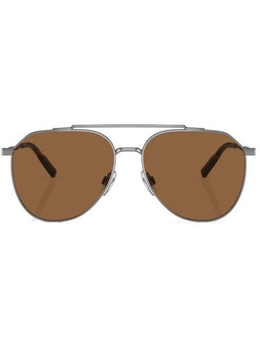 Lunettes de soleil teintées à monture pilote - Dolce & Gabbana Eyewear - Modalova