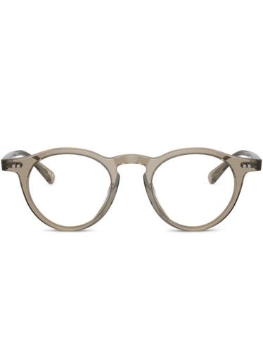 Lunettes de vue à monture ronde transparente - Oliver Peoples - Modalova