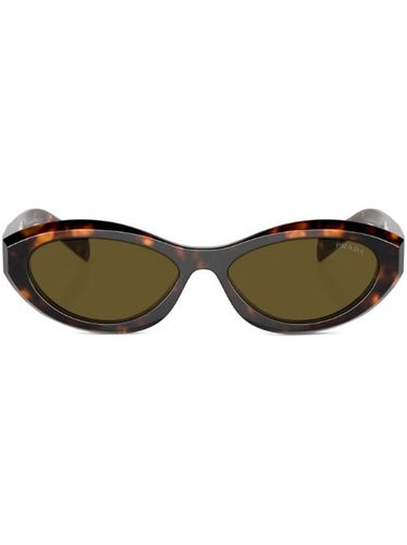 Lunettes de soleil à monture ovale - Prada Eyewear - Modalova