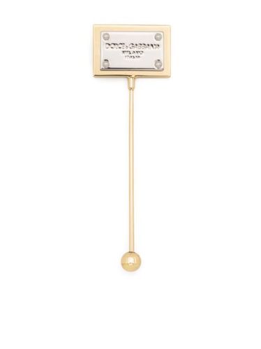 Broche à plaque logo - Dolce & Gabbana - Modalova
