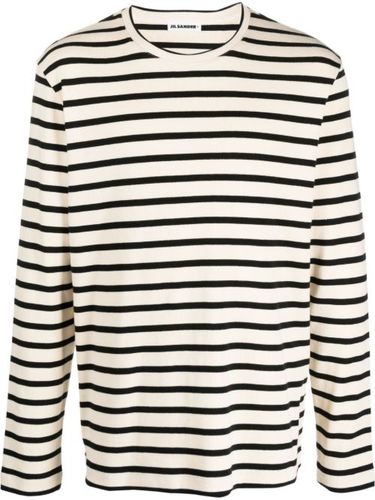 Sweat rayé à manches longues - Jil Sander - Modalova