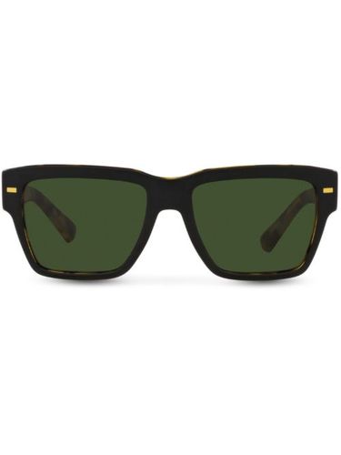 Lunettes de soleil à effet écailles de tortue - Dolce & Gabbana Eyewear - Modalova