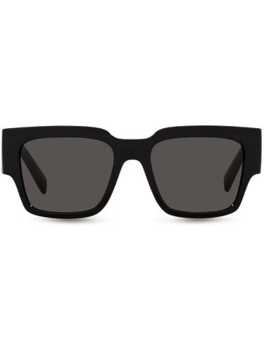 Lunettes de soleil à monture carrée imprimée - Dolce & Gabbana Eyewear - Modalova