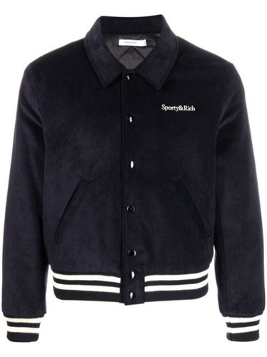 Veste bomber à logo brodé - Sporty & Rich - Modalova