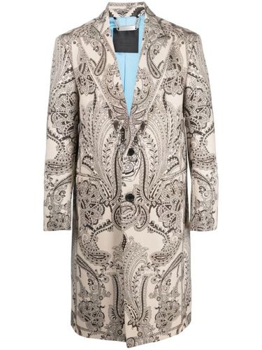 Blazer boutonné à imprimé cachemire - Philipp Plein - Modalova
