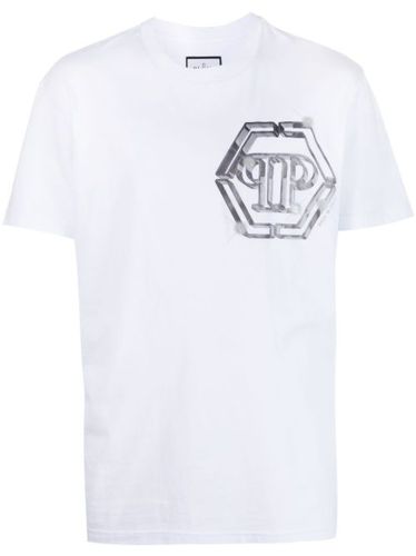 T-shirt en coton à logo imprimé - Philipp Plein - Modalova