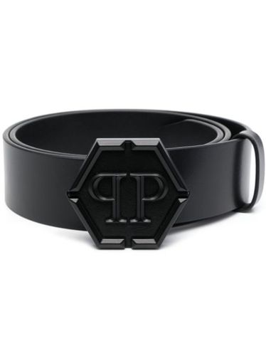 Ceinture Hexagon en cuir - Philipp Plein - Modalova