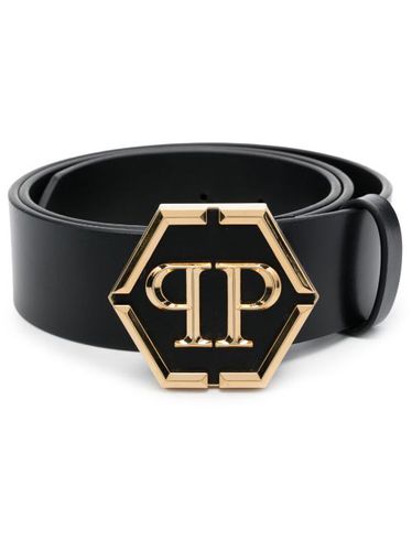 Ceinture Hexagon en cuir - Philipp Plein - Modalova