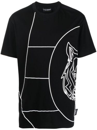 T-shirt en coton à imprimé graphique - Plein Sport - Modalova